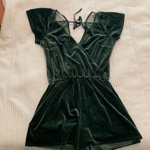 Green romper size medium!